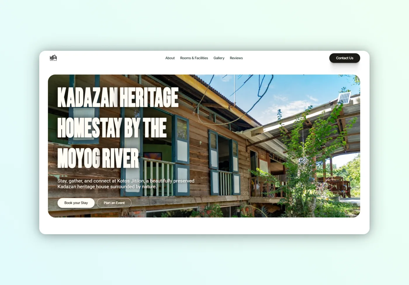 Kotos website shown on screen